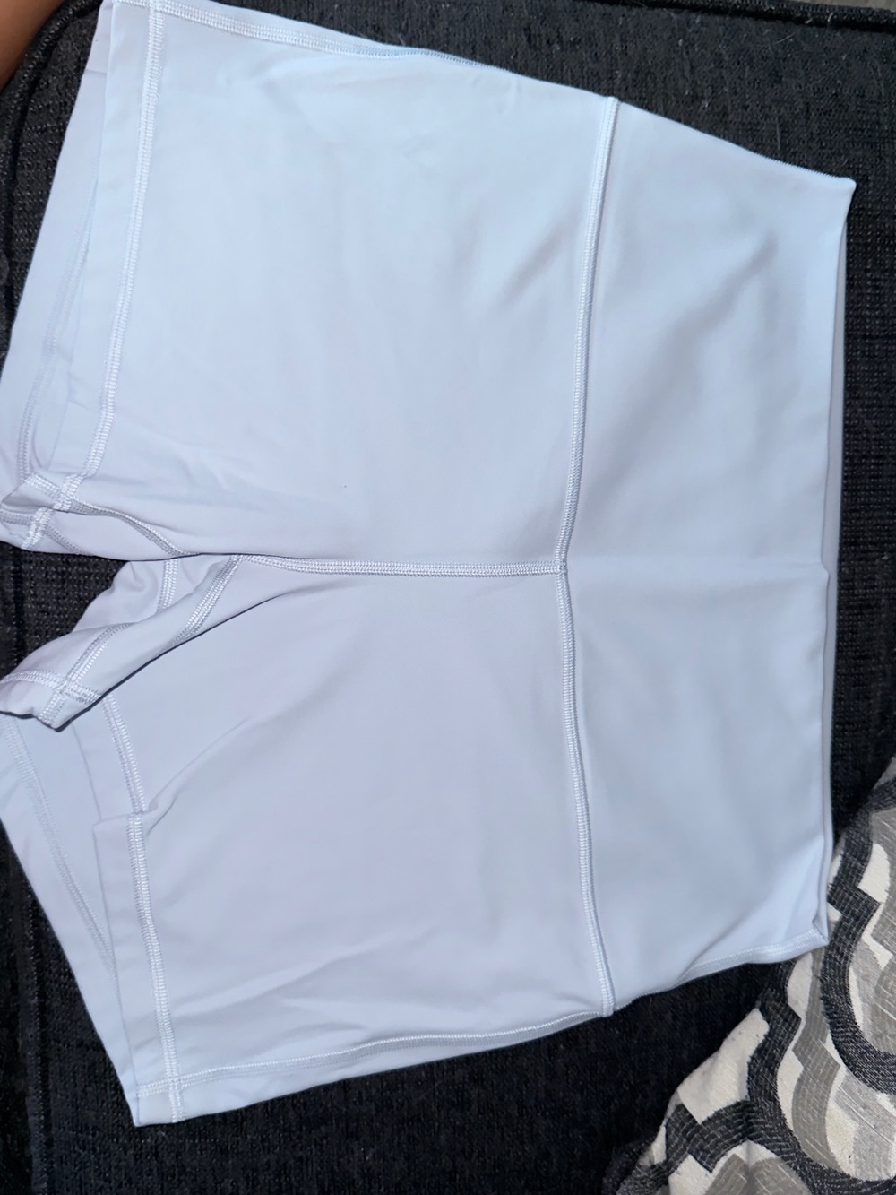 Lululemon Light Blue Athletic Bike Shorts